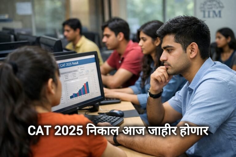 CAT 2025 निकाल जाहीर – MBA प्रवेश परीक्षा निकाल
