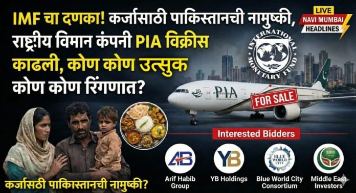 IMF च्या दबावामुळे आर्थिक संकटात सापडलेल्या पाकिस्तानची PIA विक्री