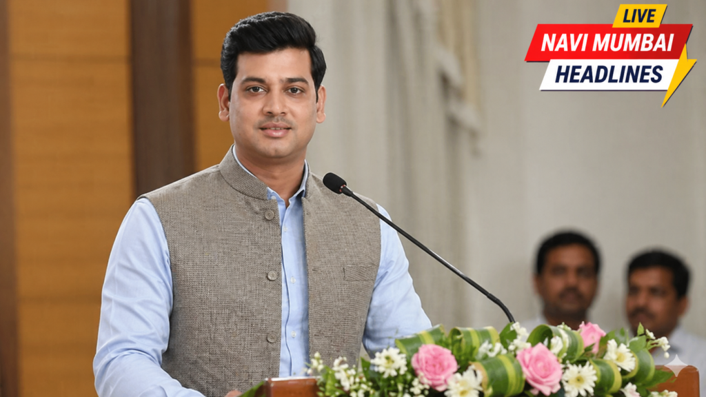 डॉ. श्रीकांत एकनाथजी शिंदे भाषण करताना